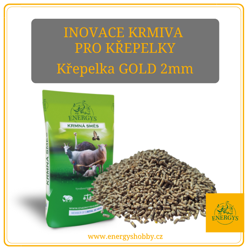 Inovace krmiva Křepelka GOLD 2mm